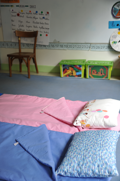 Sac de couchage école maternelle rose