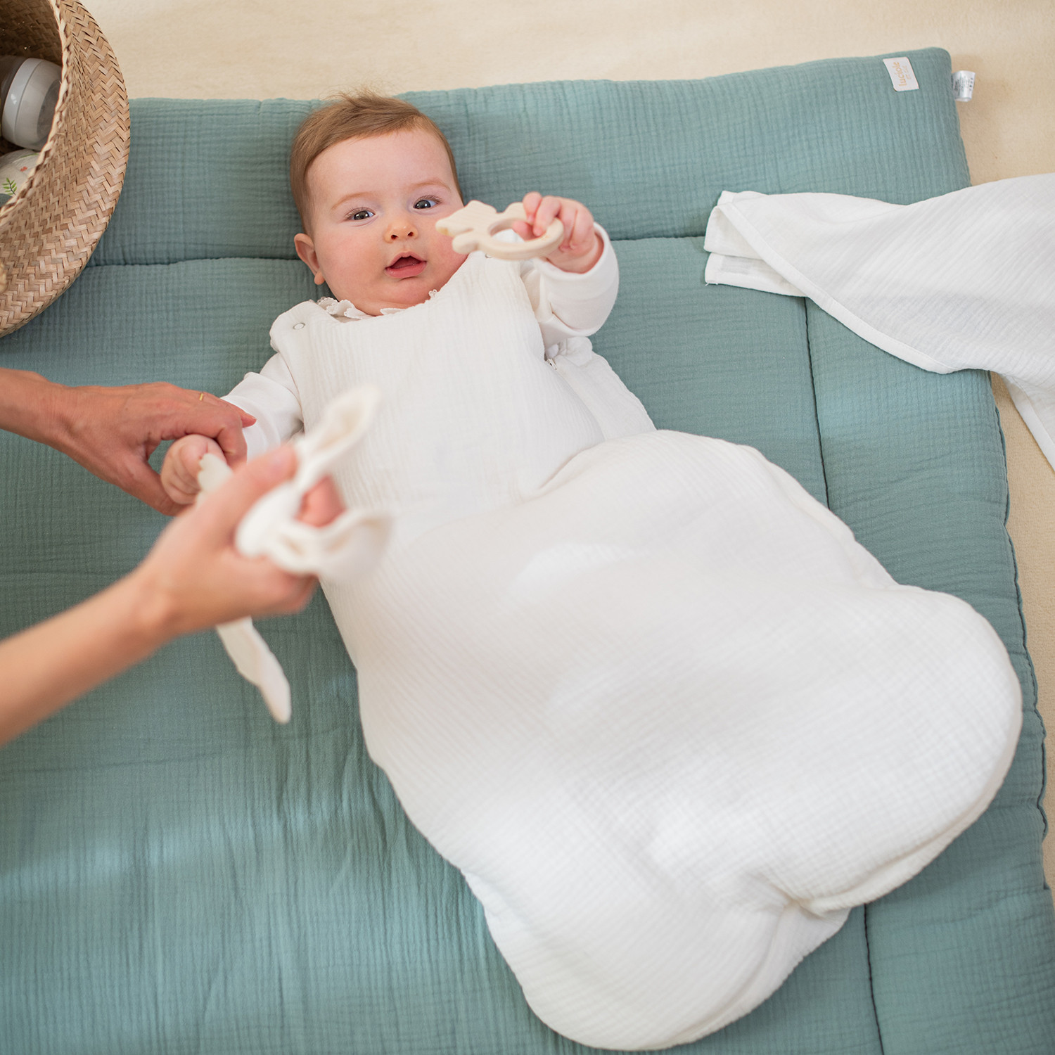 Oreiller enfant blanc en coton  SUPERBE BÉBÉ – Superbe Bébé